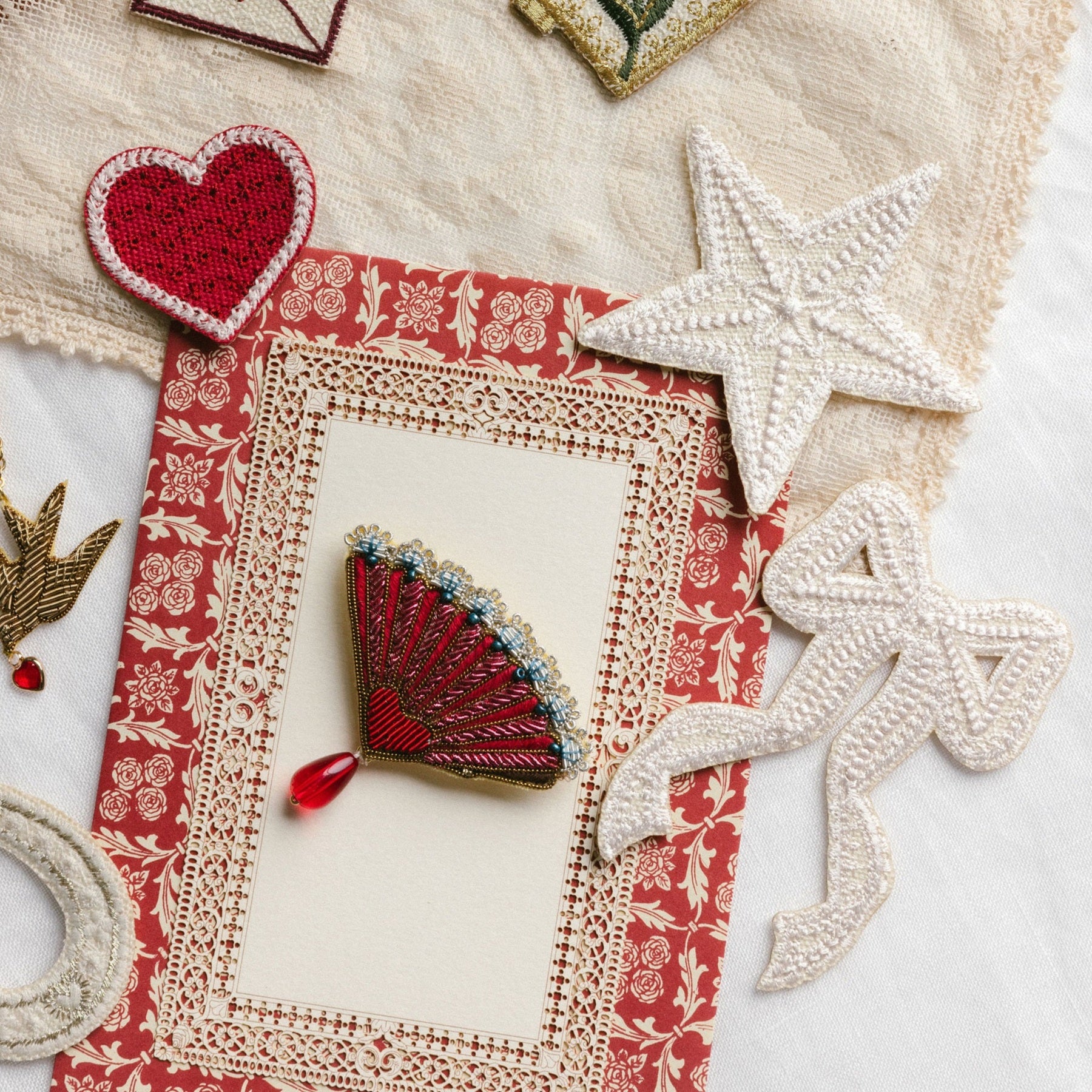 Love Letters - Valentines Collection 2026 Embroidered Accessories