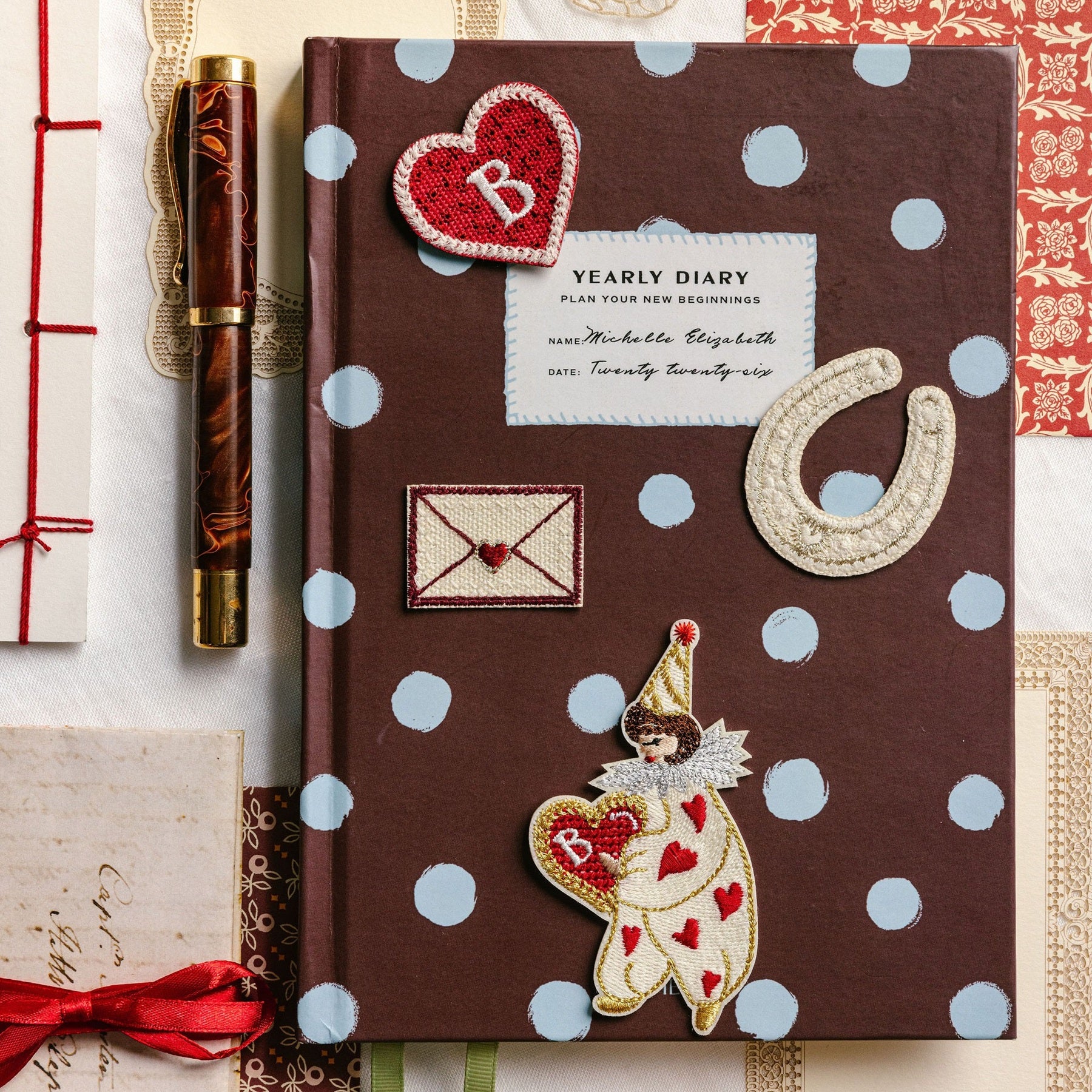 Love Letters - Valentines Collection 2026 Embroidered Patch Stickers