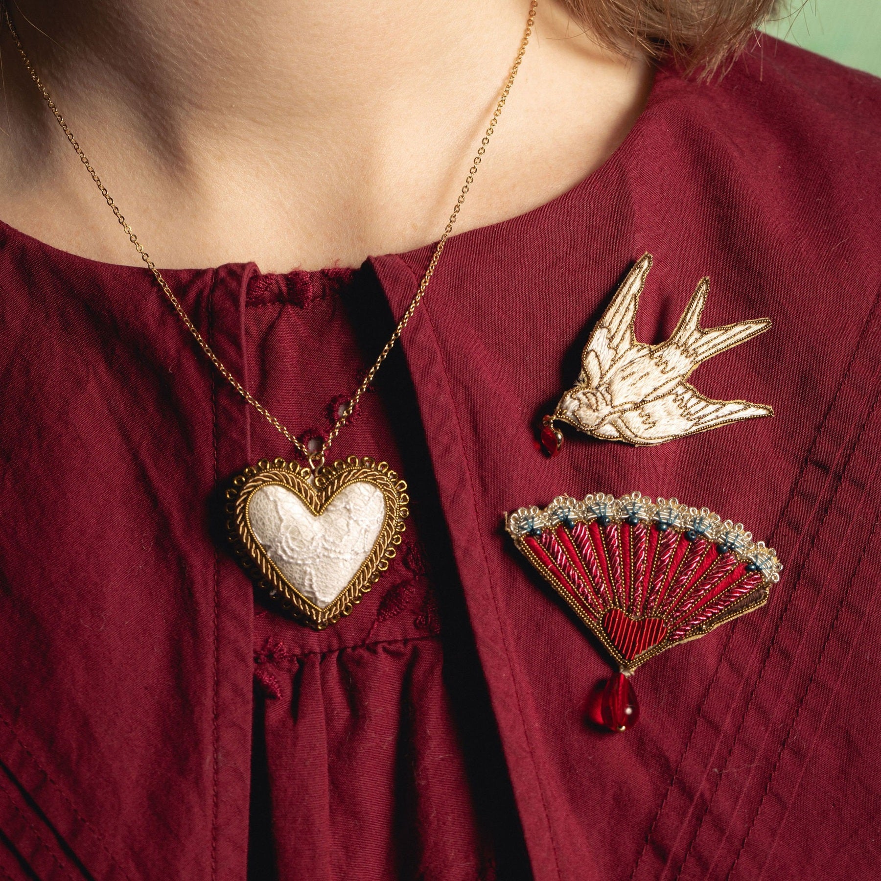 Love Letters - Valentines Collection 2026 Hand Embroidered Accessories