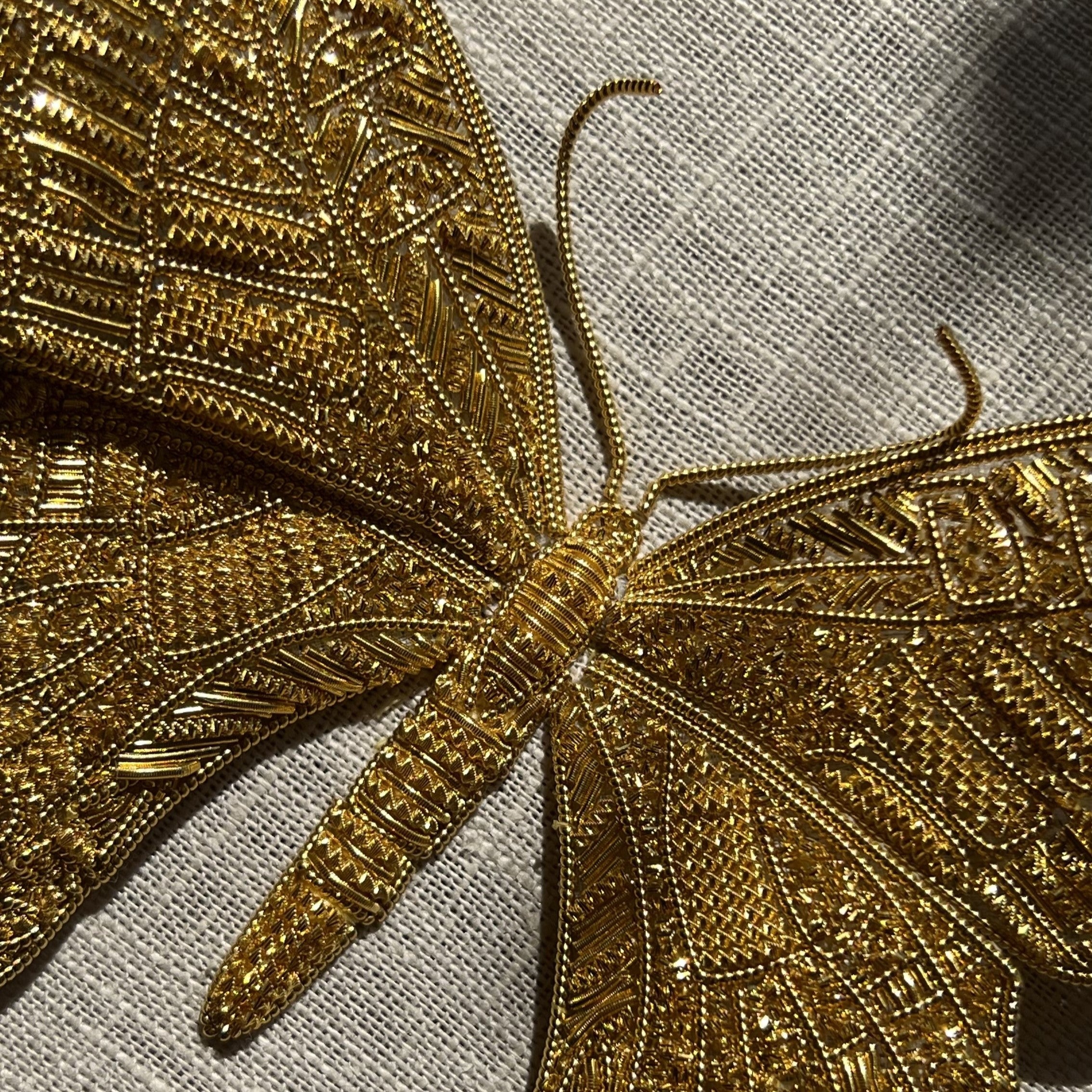 Michelle Agnew Sculptural Goldwork Butterfly Embroidery Course