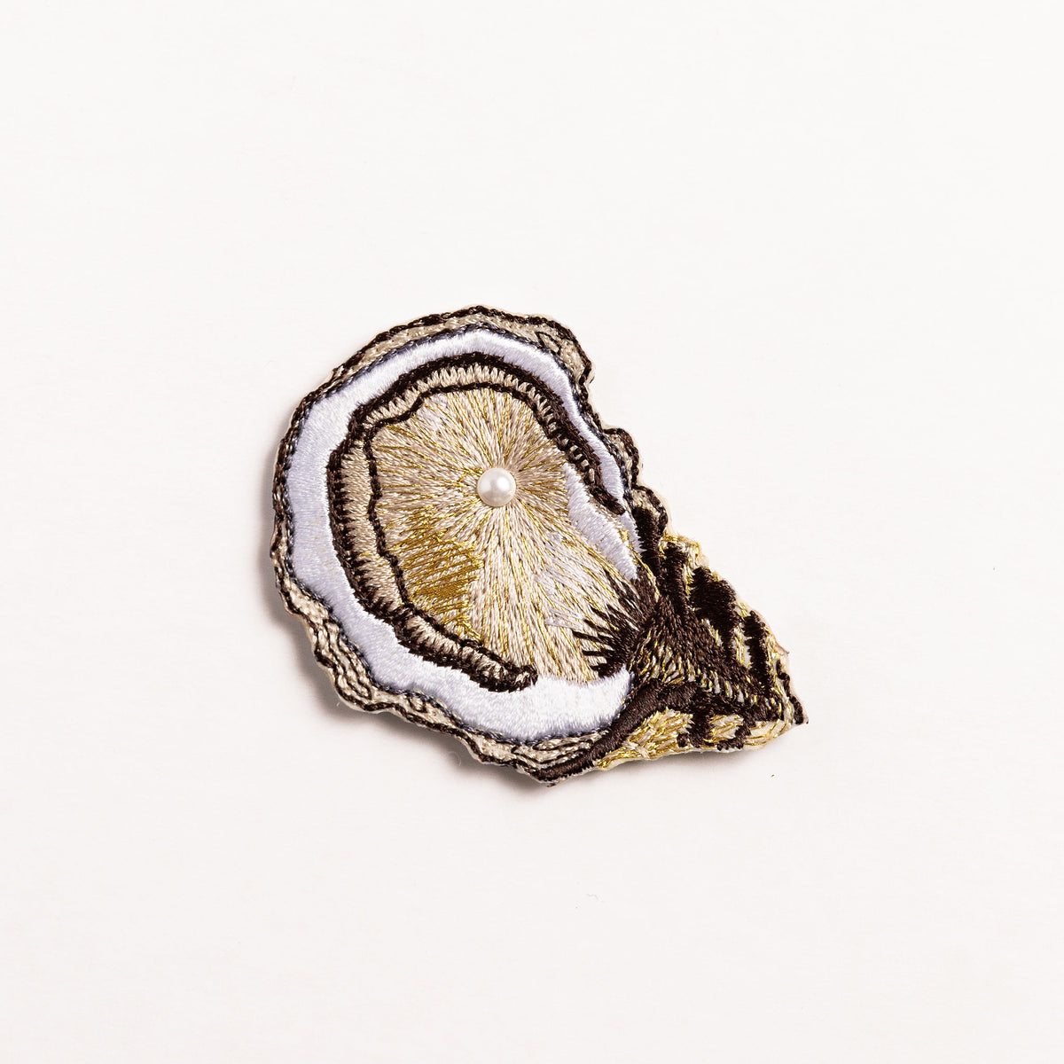 Oyster Embroidered Patch