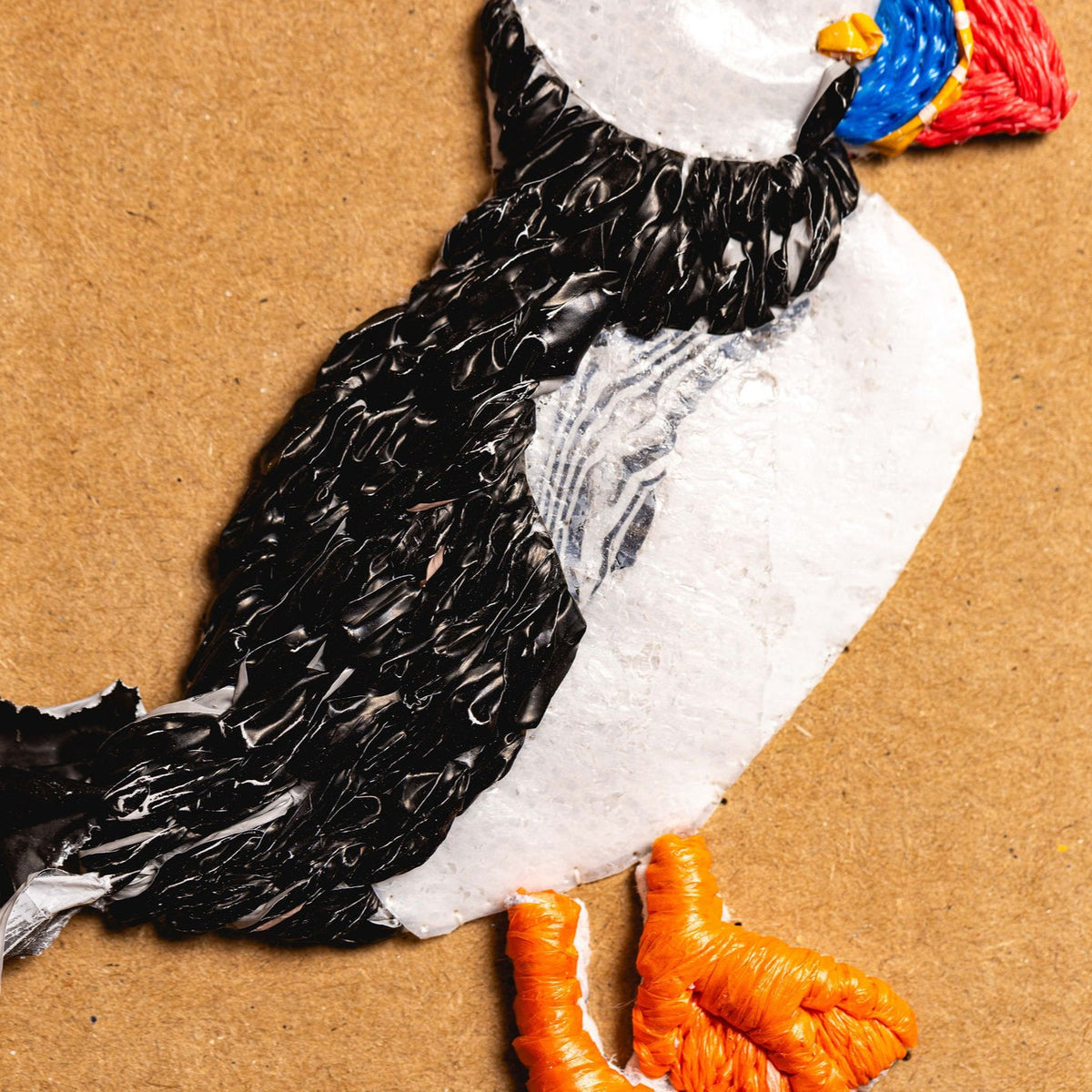 Percy the Puffin Guest Tutor Upcycling Embroidery Course with Jenna Riddell
