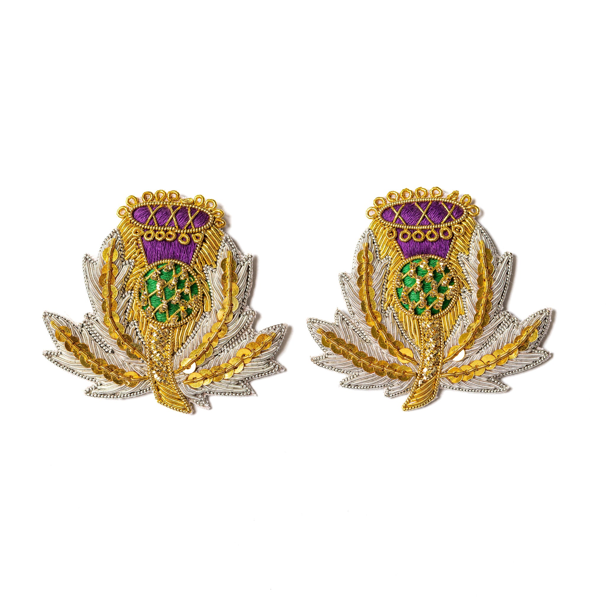 Royal Highland Fusiliers Shoulder Cord Badges - Thistle