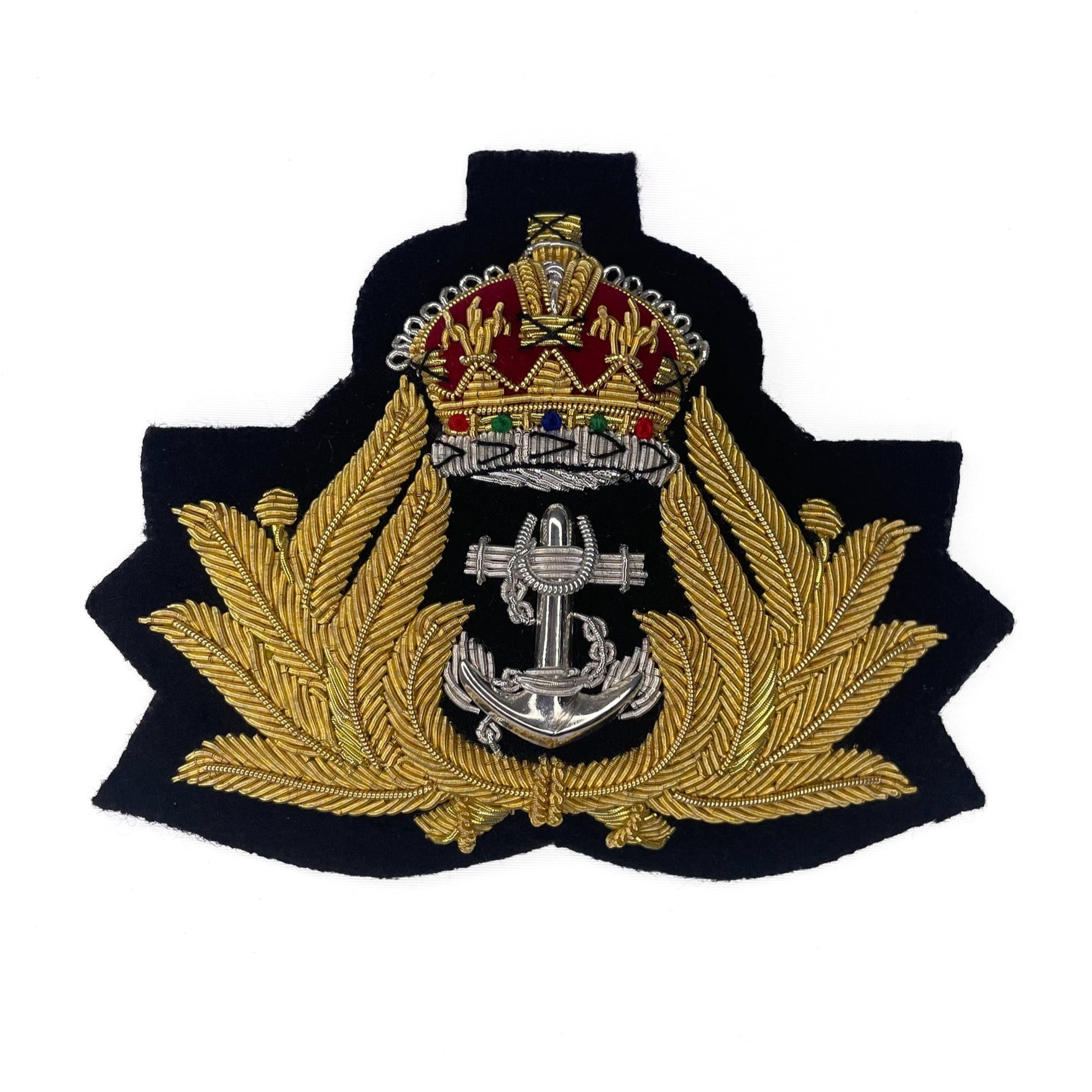 Royal Navy Cap Badge with King's Crown (4334369898568)