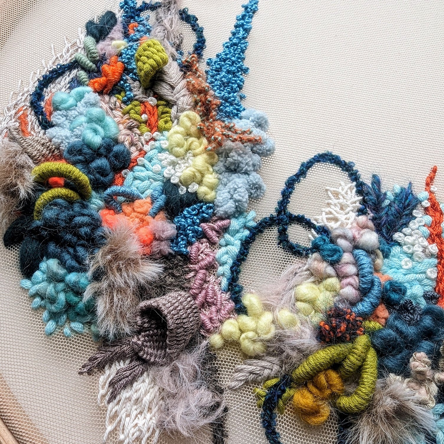 Ruth Hughes Guest Tutor Hand Embroidery Course 'Thread to Texture