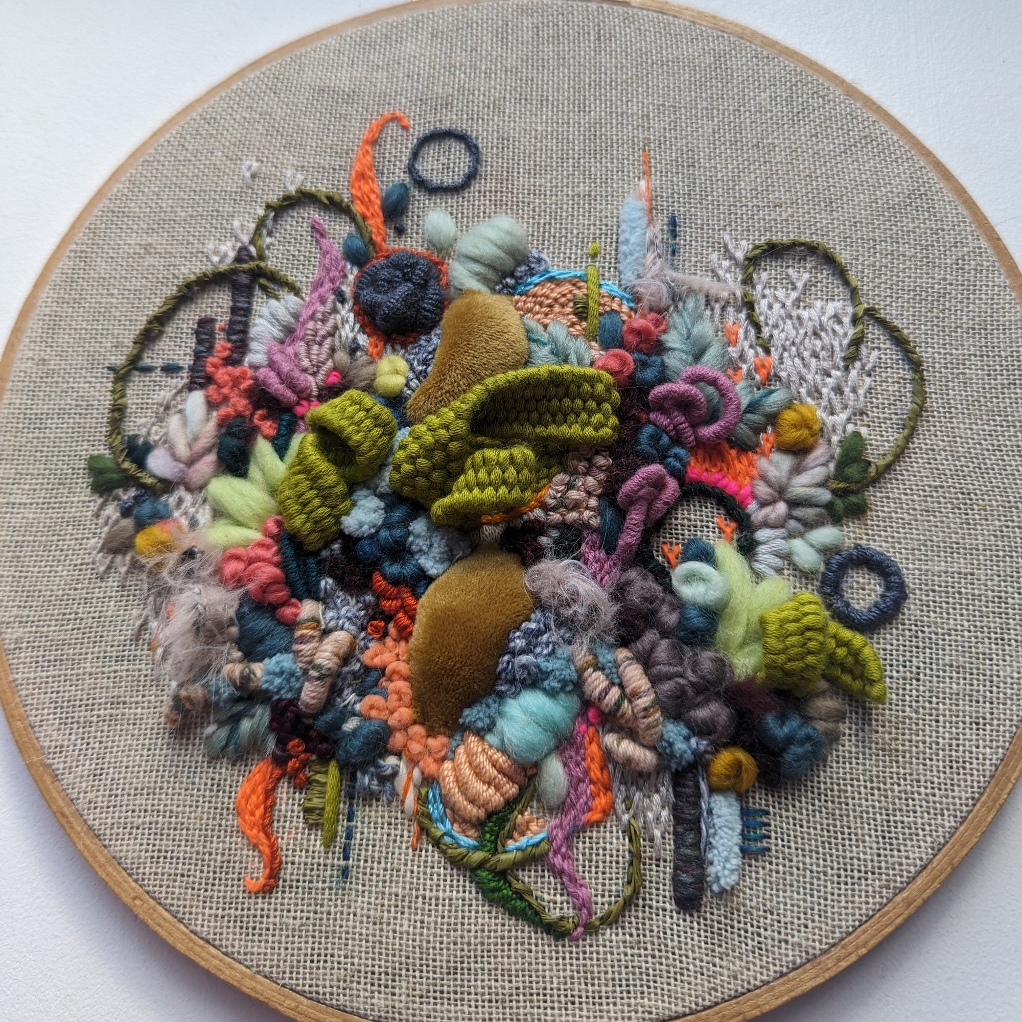 Ruth Hughes Guest Tutor Hand Embroidery Course 'Thread to Texture
