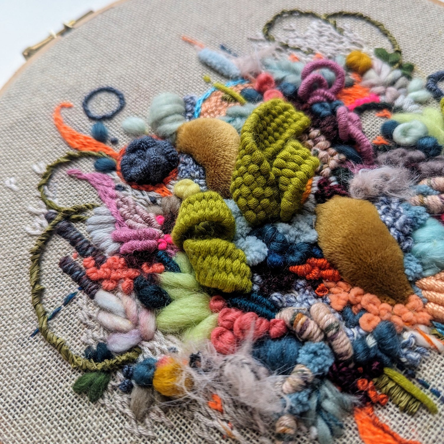 Ruth Hughes Guest Tutor Hand Embroidery Course 'Thread to Texture'