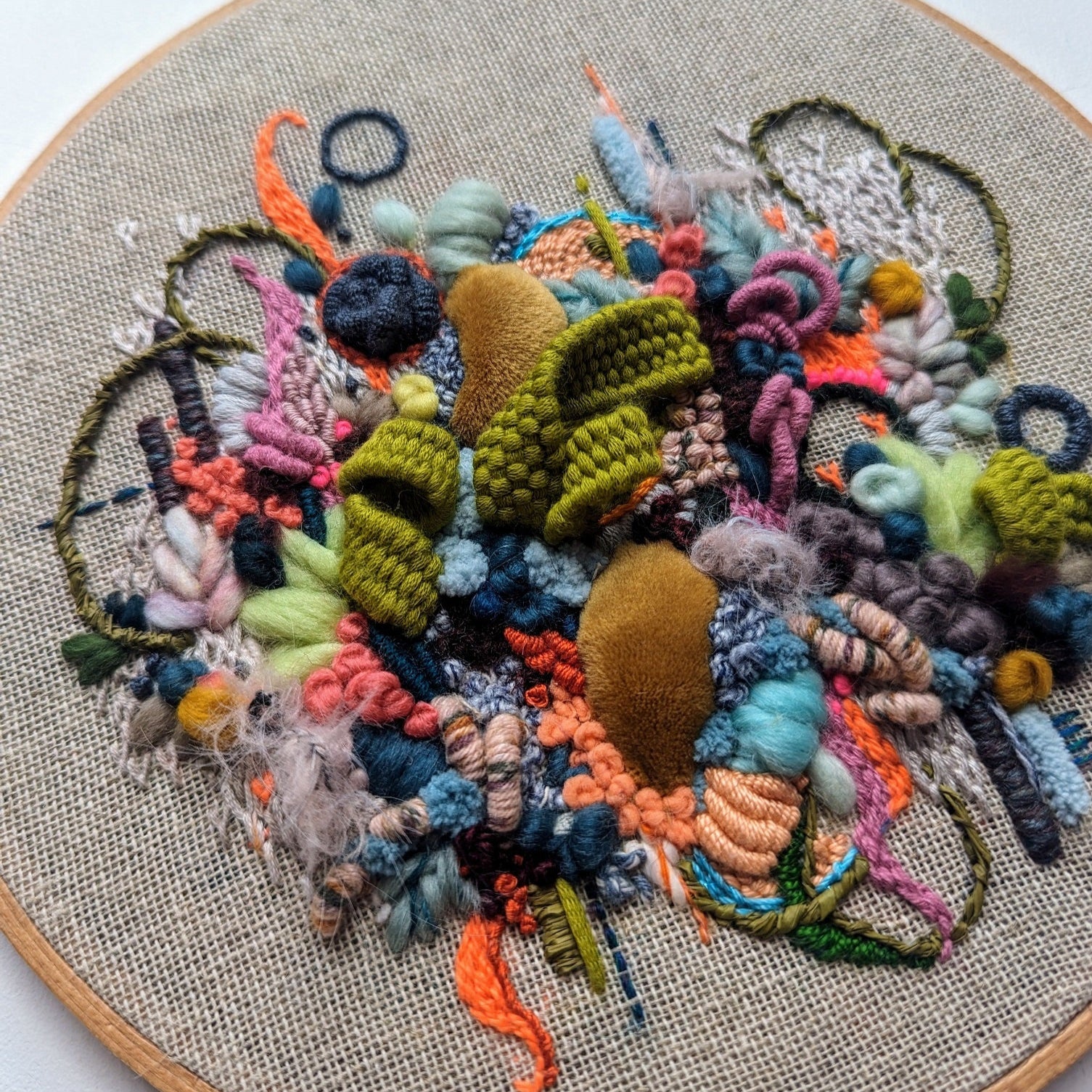 Ruth Hughes Guest Tutor Hand Embroidery Course 'Thread to Texture'