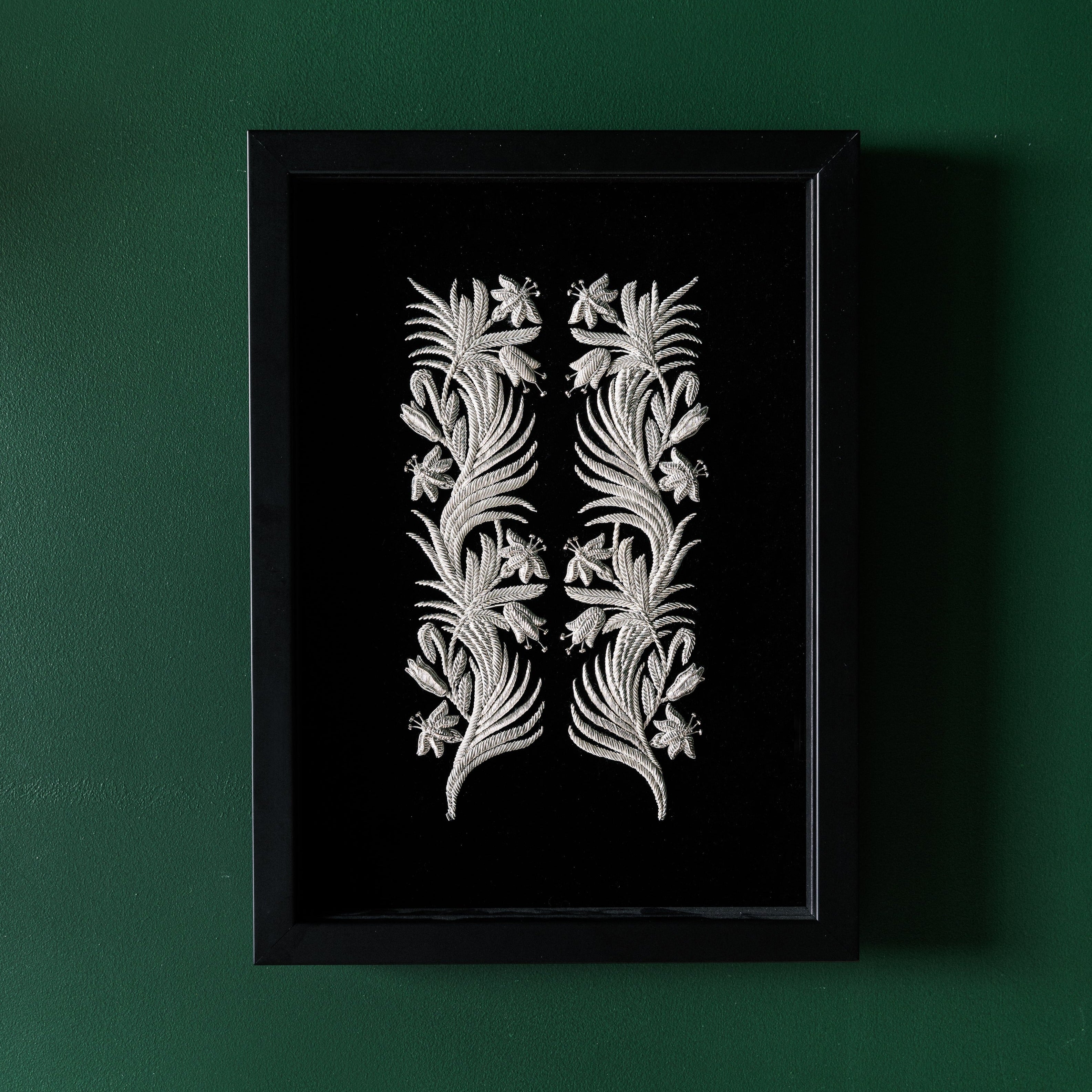 Silver Star Flower Wall Hanging (8141957759235)