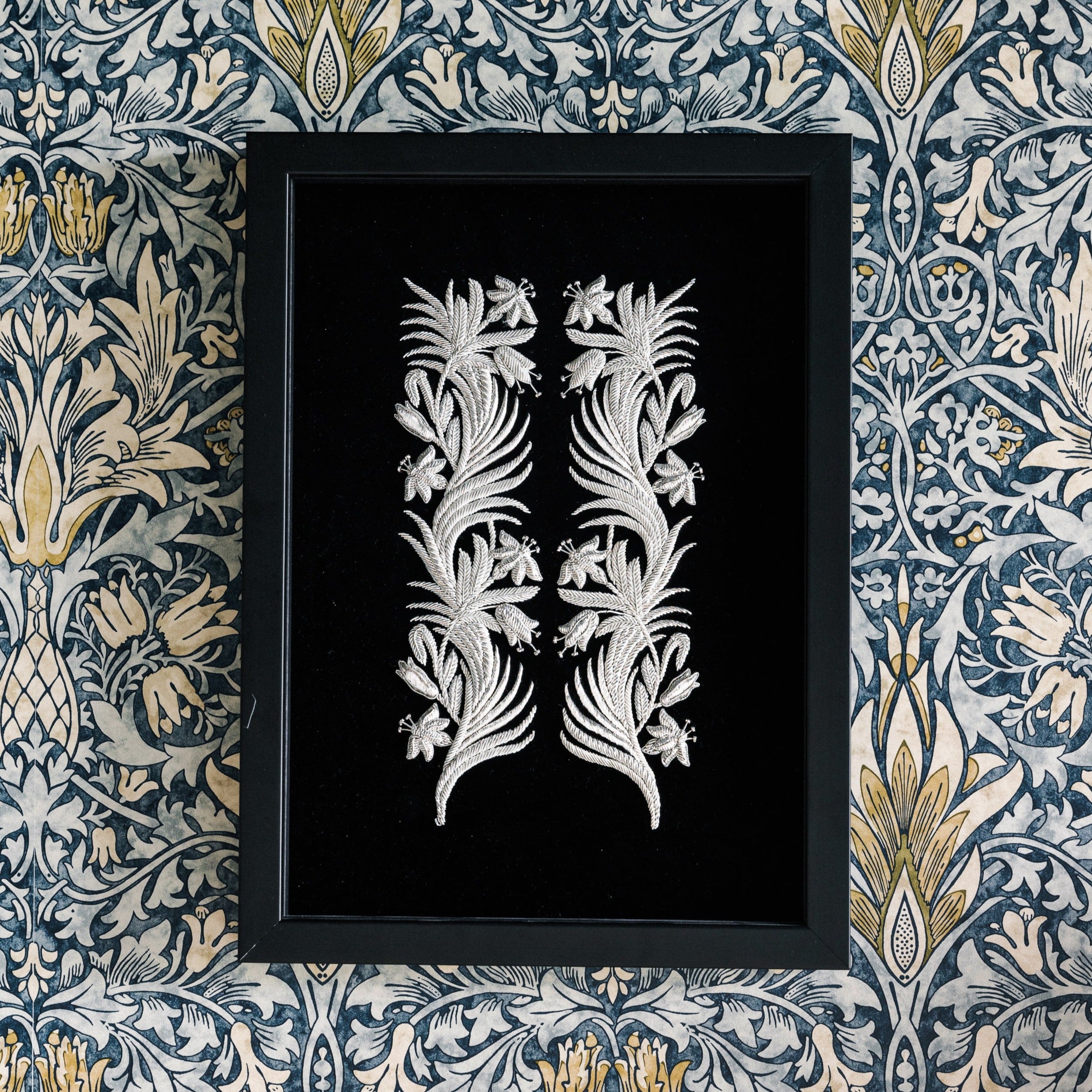 Silver Star Flower Wall Hanging (8141957759235)