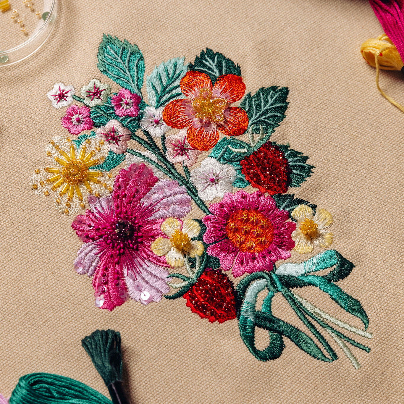 Studio Coverdale Collaboration - Garden Party Floral Embroidery Kit
