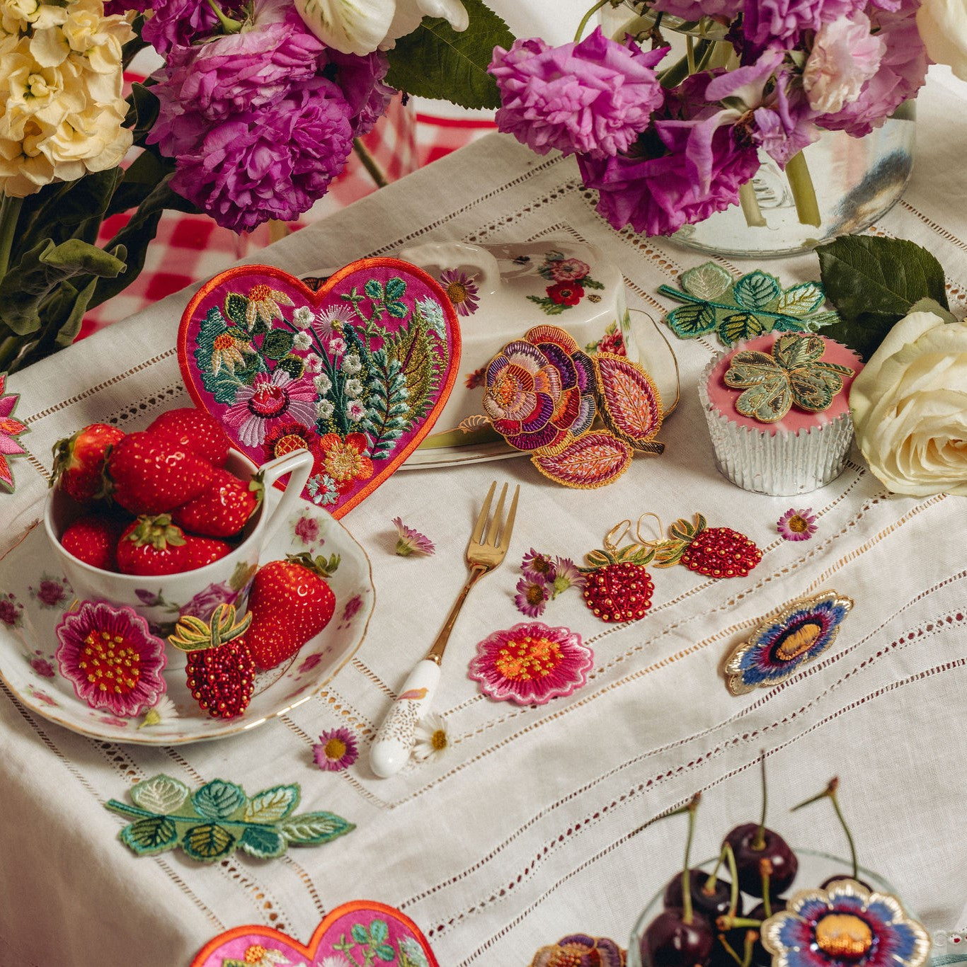 Studio Coverdale Collaboration - Machine and Hand Embroidered Accessories