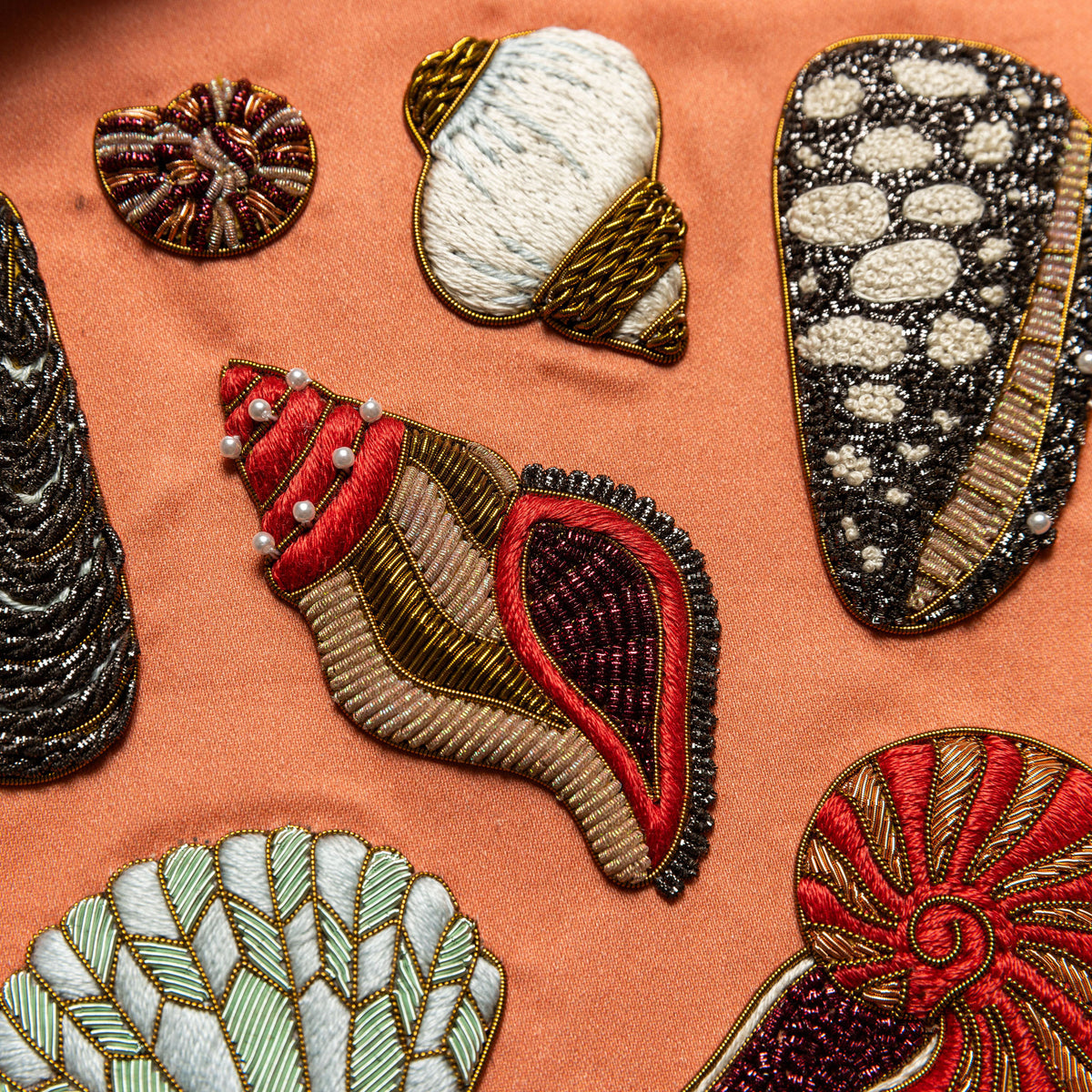 The Beachcomber Goldwork Embroidery Kit