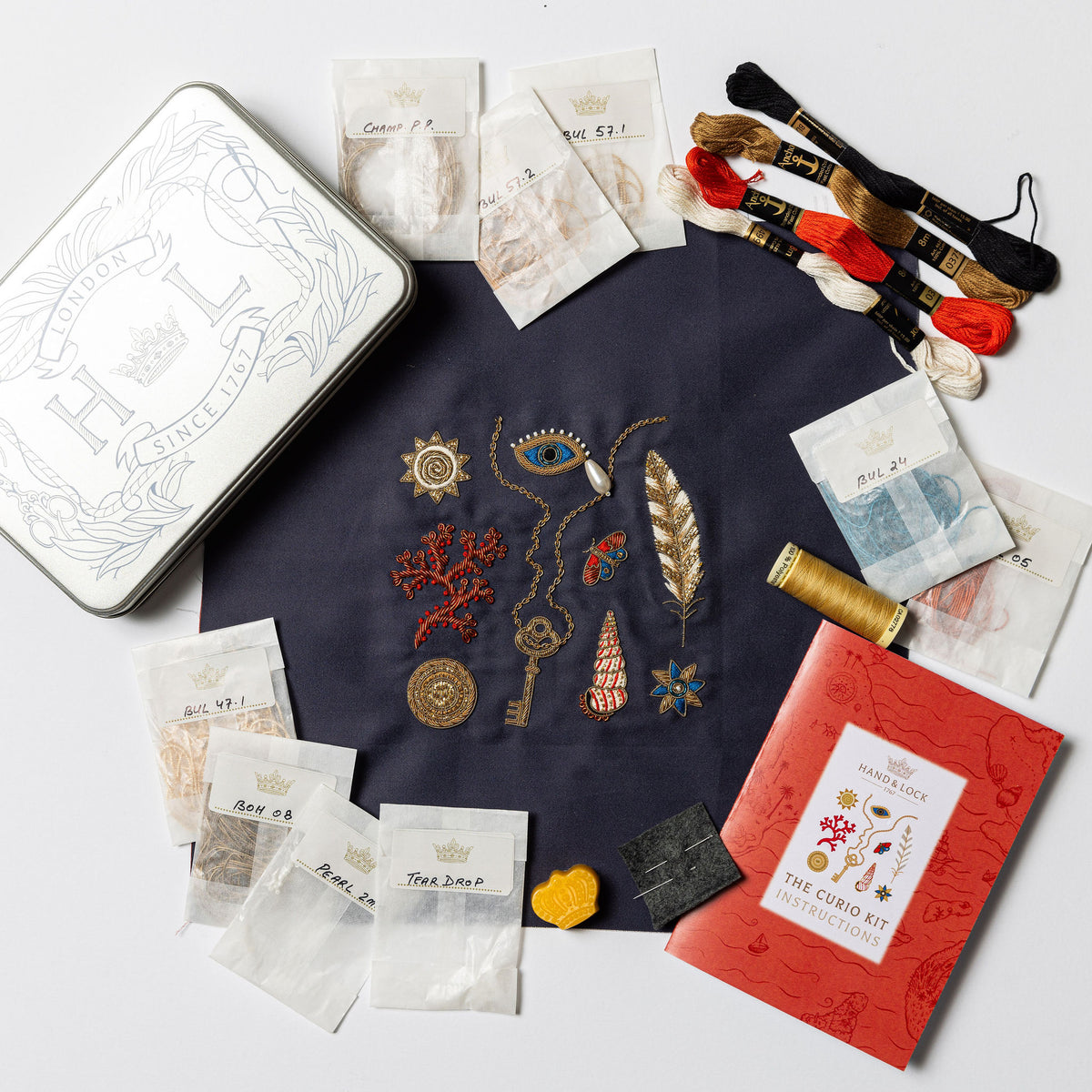 The Curio Goldwork Embroidery Kit