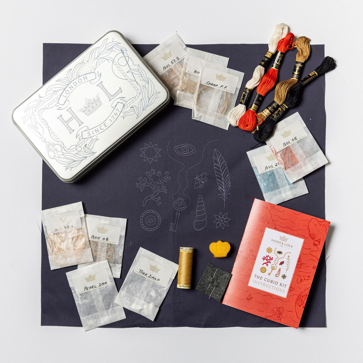 The Curio Goldwork Embroidery Kit