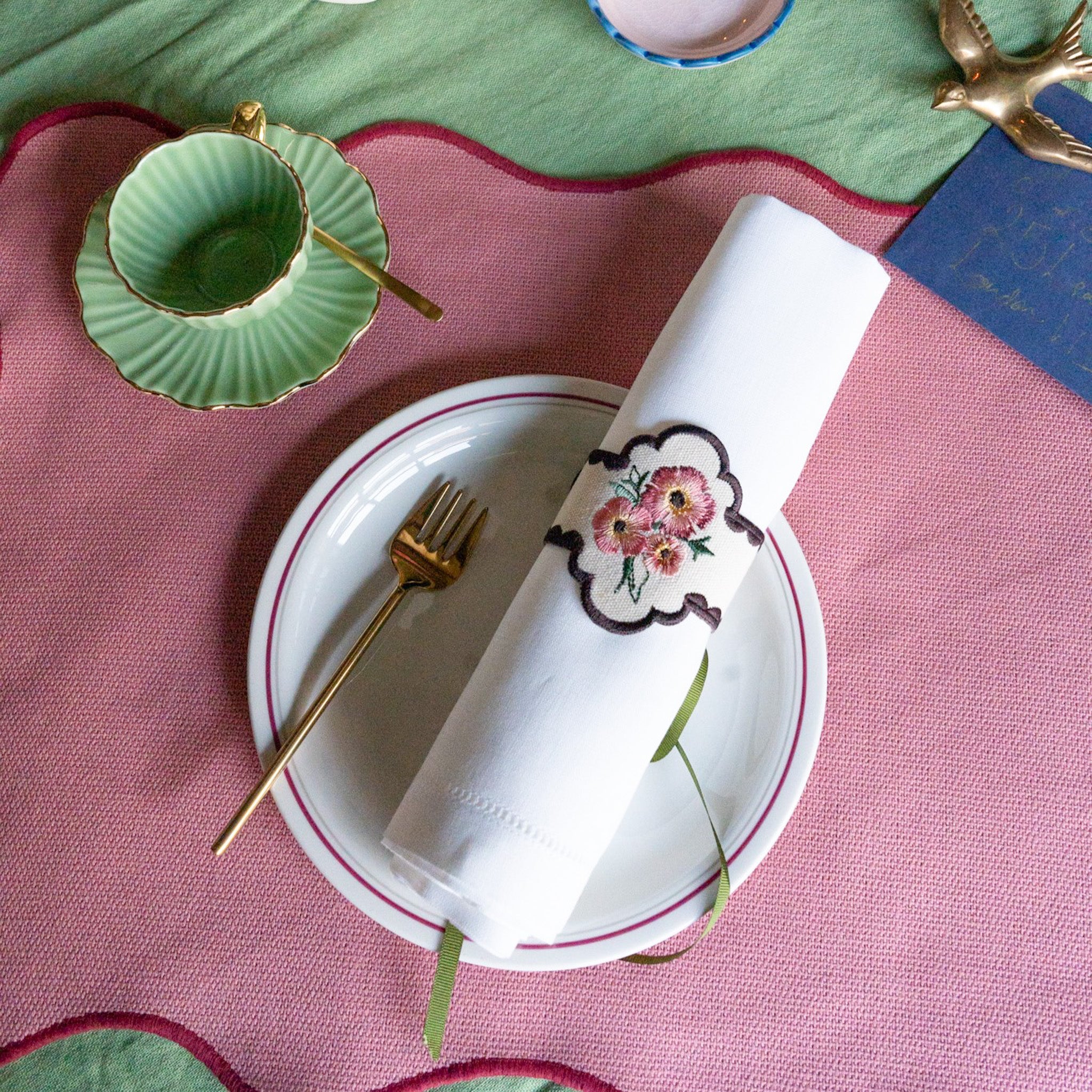 The Floral Dispatch Napkin Ring Set (8540570648835)