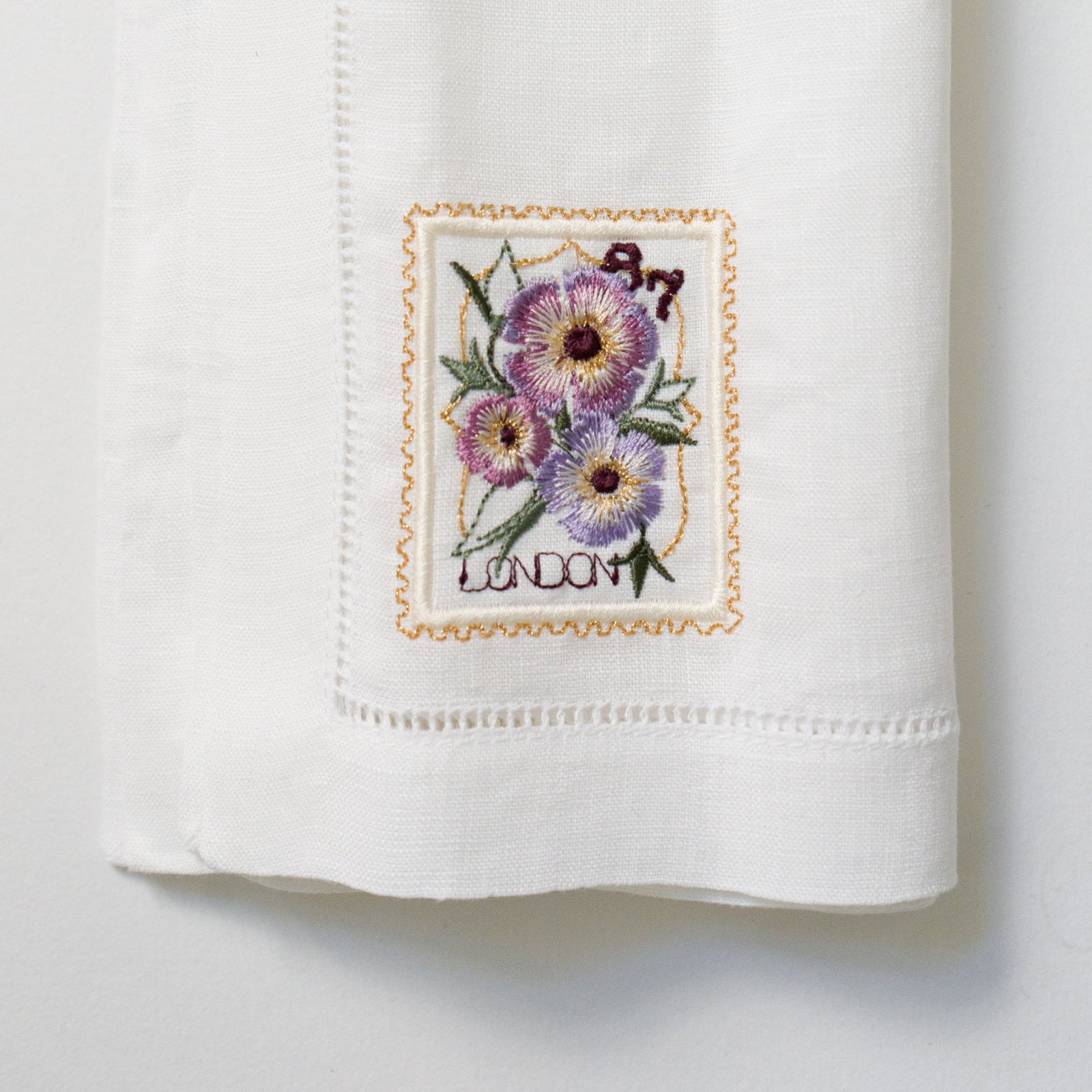 The Floral Dispatch Embroidered Napkin Set