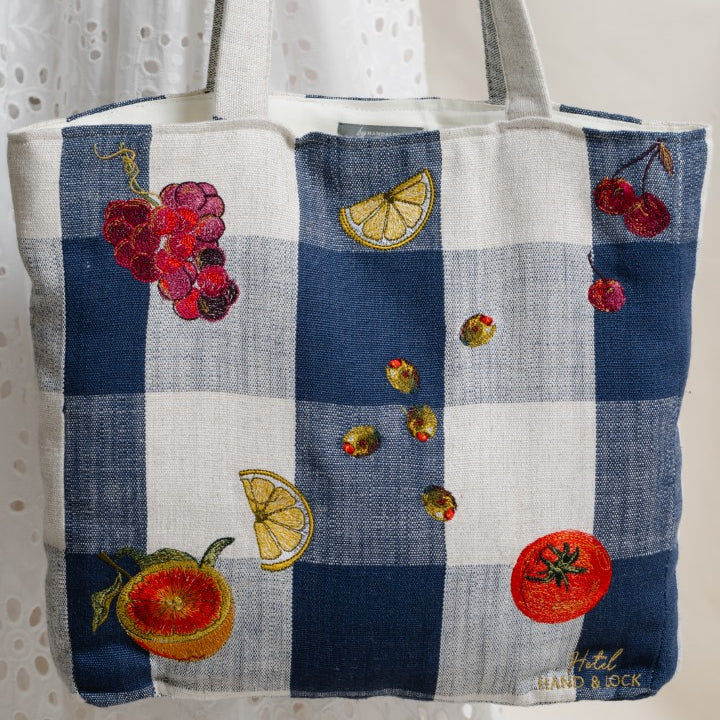 The Picnic Tote Machine Embroidered Tote Bag
