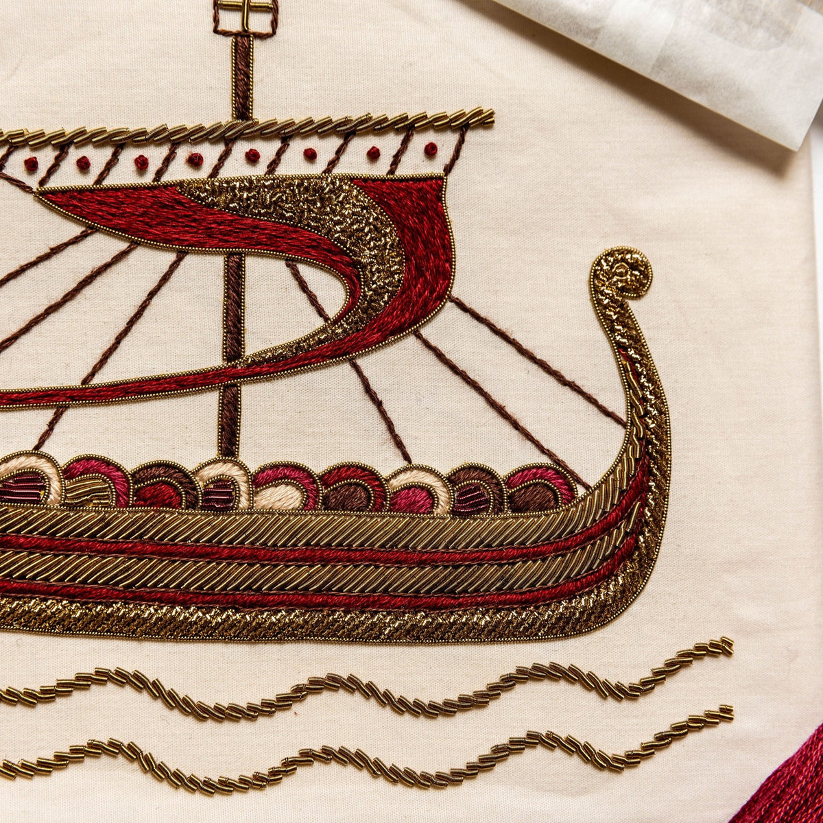 The Ship Goldwork Embroidery Kit - The Bayeux Tapestry Collection