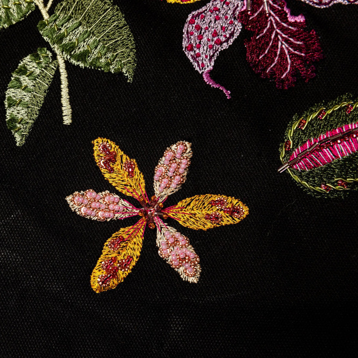 The Tropical Flora Embellishment Embroidery Kit