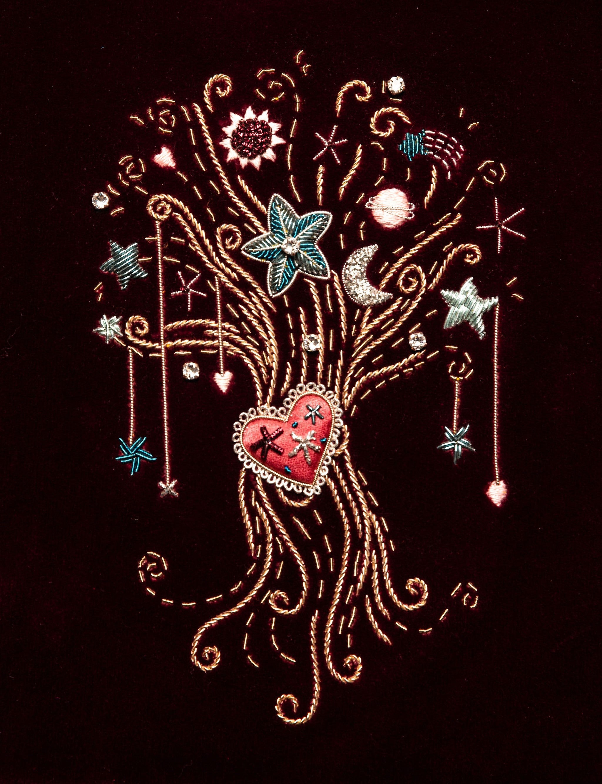 The Wishing Tree Goldwork Embroidery Kit