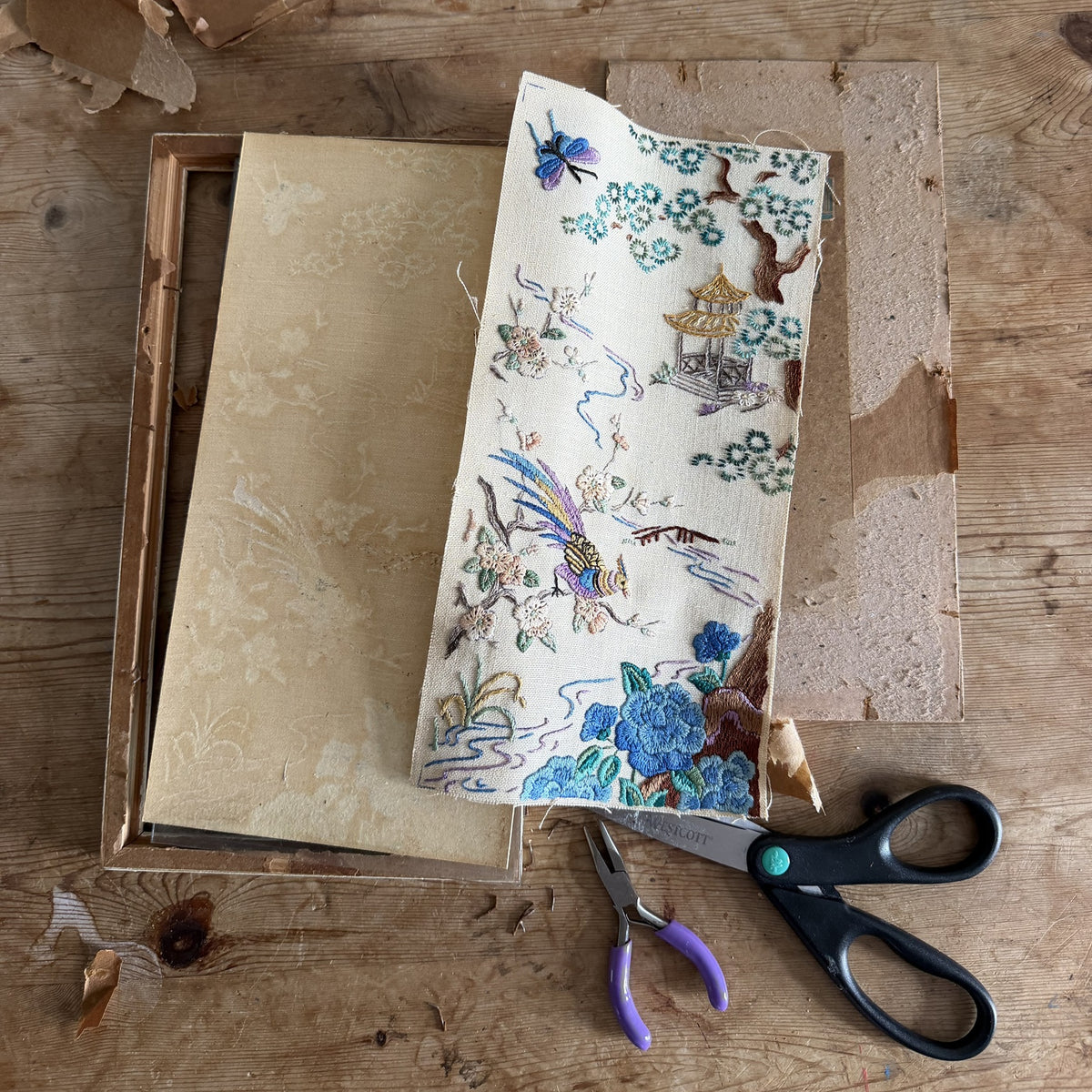 Transforming Vintage Embroidery into Contemporary Art with Madelaine Atkinson