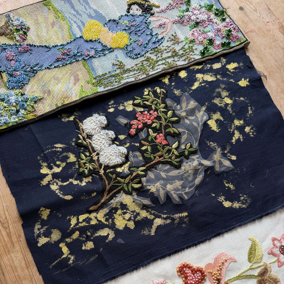Transforming Vintage Embroidery into Contemporary Art with Madelaine Atkinson