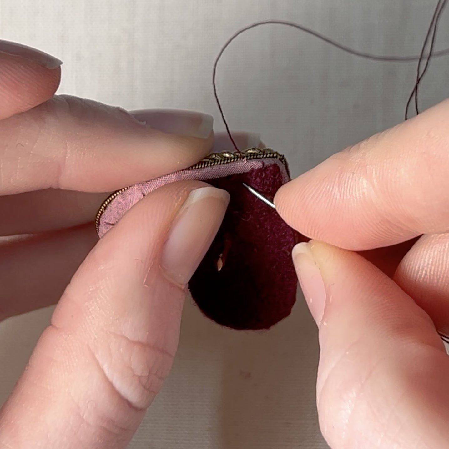 Valentines Heart Brooch Goldwork Kit - Valentines Collection 2026