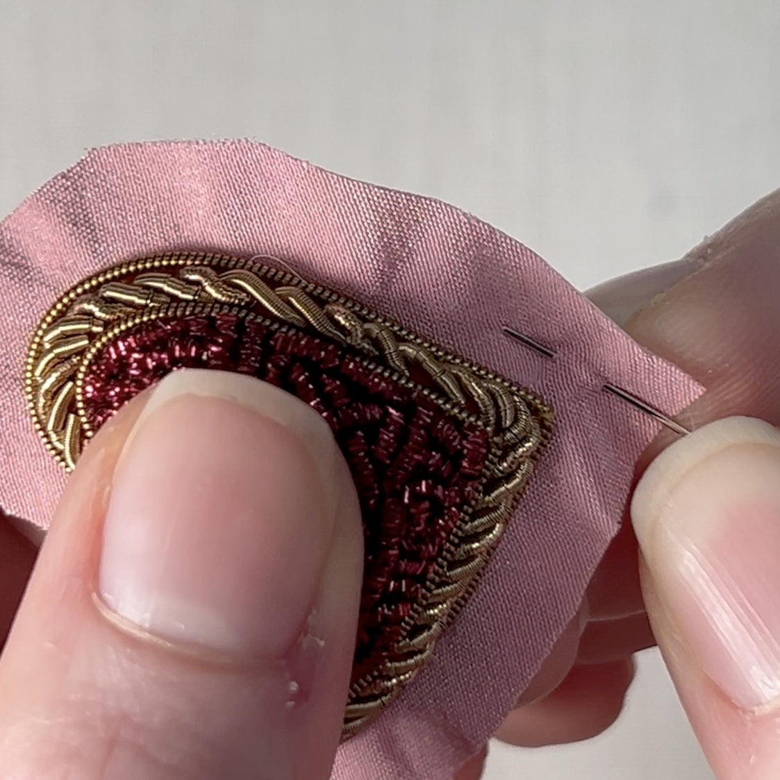 Valentines Heart Brooch Goldwork Kit - Valentines Collection 2026