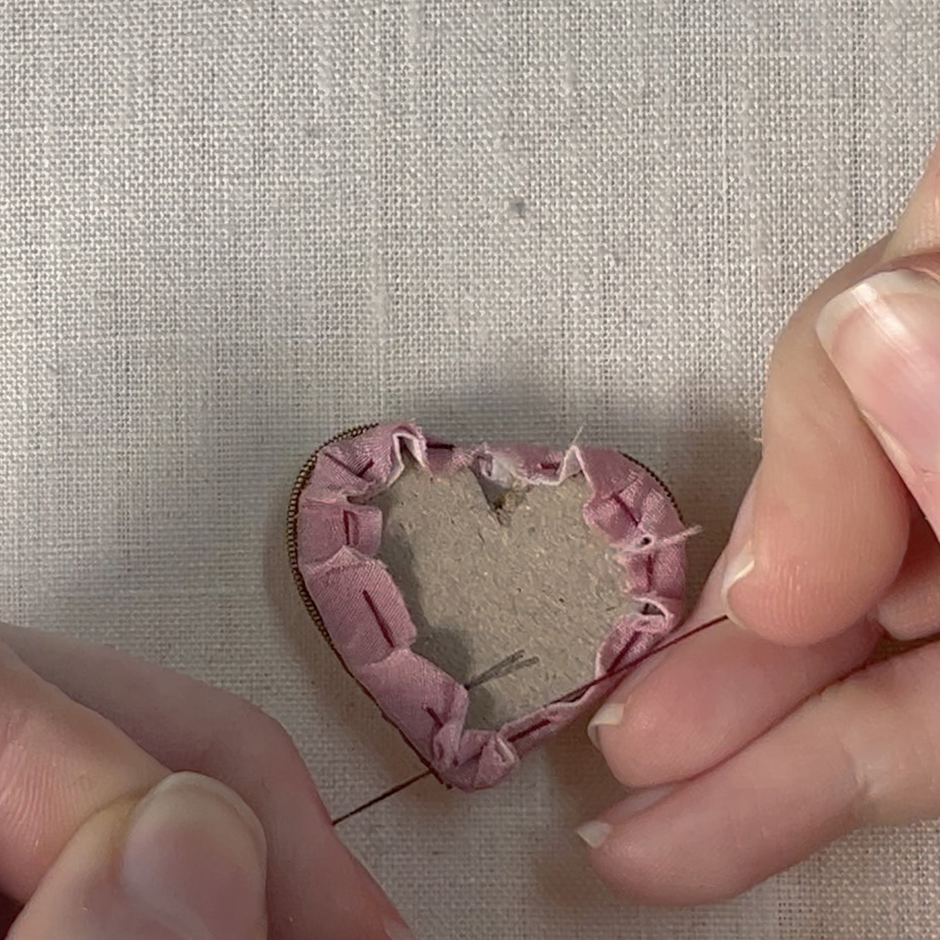 Valentines Heart Brooch Goldwork Kit - Valentines Collection 2026