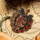 William Morris Hand Embroidered Goldwork Brooch