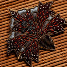 William Morris Hand Embroidered Goldwork Brooch