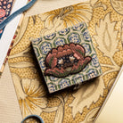 William Morris Hand Embroidered Goldwork Brooch