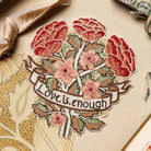 William Morris Machine Embroidered Iron on Patch