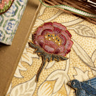 William Morris Hand Embroidered Goldwork Brooch