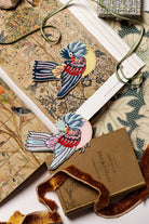 William Morris Machine Embroidered Iron on Patches