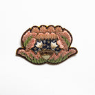 William Morris Hand Embroidered Goldwork Brooch