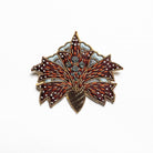William Morris Hand Embroidered Goldwork Brooch