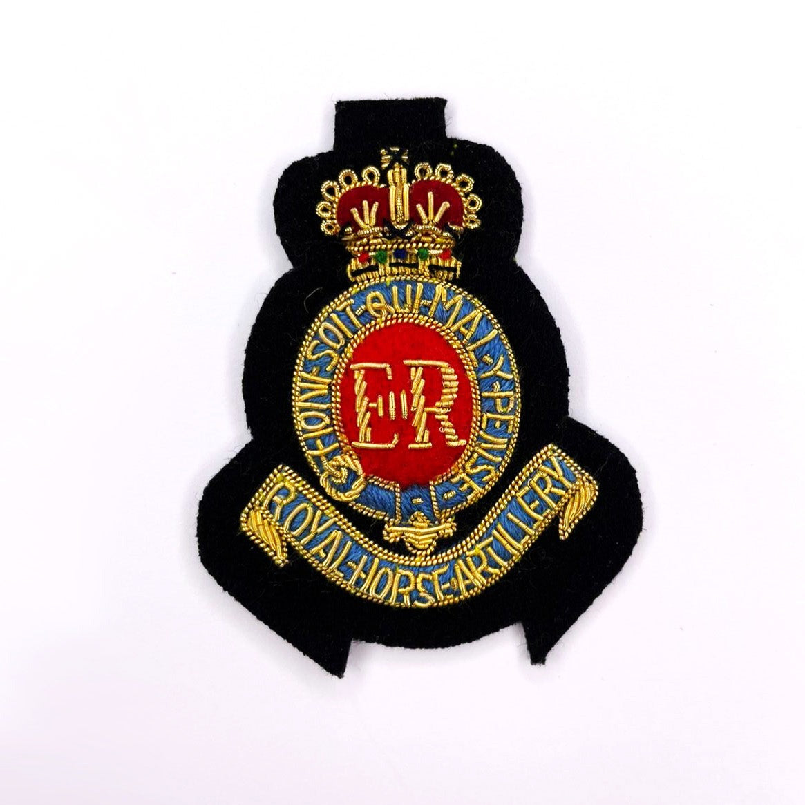 3rd ROYAL HORSE ARTILLERY BERET BADGE ON NAVY (4344044257352)