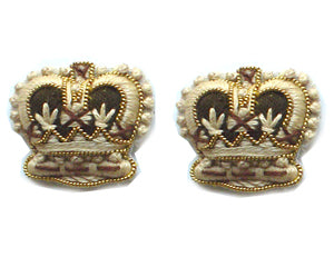 ARMY AIR CORP AND DRAGOONS RANK CROWNS
