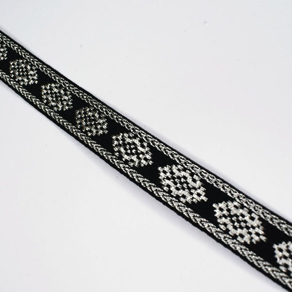 Black and Silver Camel Braid (6786159575219)