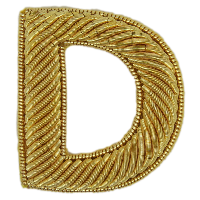 Block Gold Goldwork Letter (4379056504904)