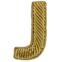 Block Gold Goldwork Letter (4379056504904)