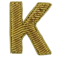 Block Gold Goldwork Letter (4379056504904)