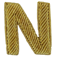 Block Gold Goldwork Letter (4379056504904)
