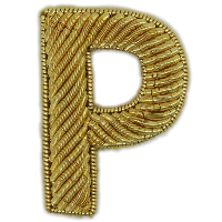 Block Gold Goldwork Letter (4379056504904)