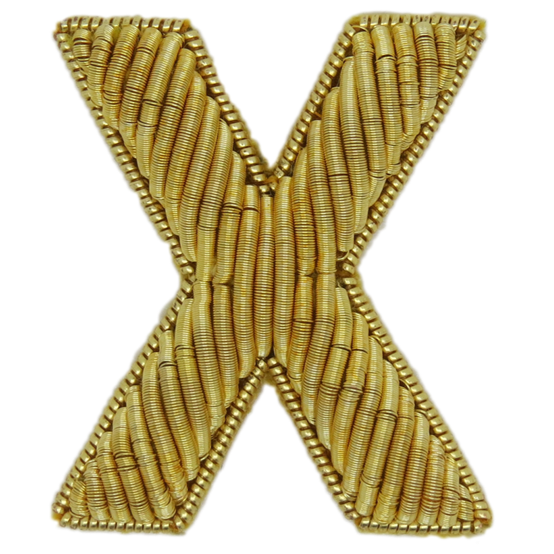 Block Gold Goldwork Letter (4379056504904)