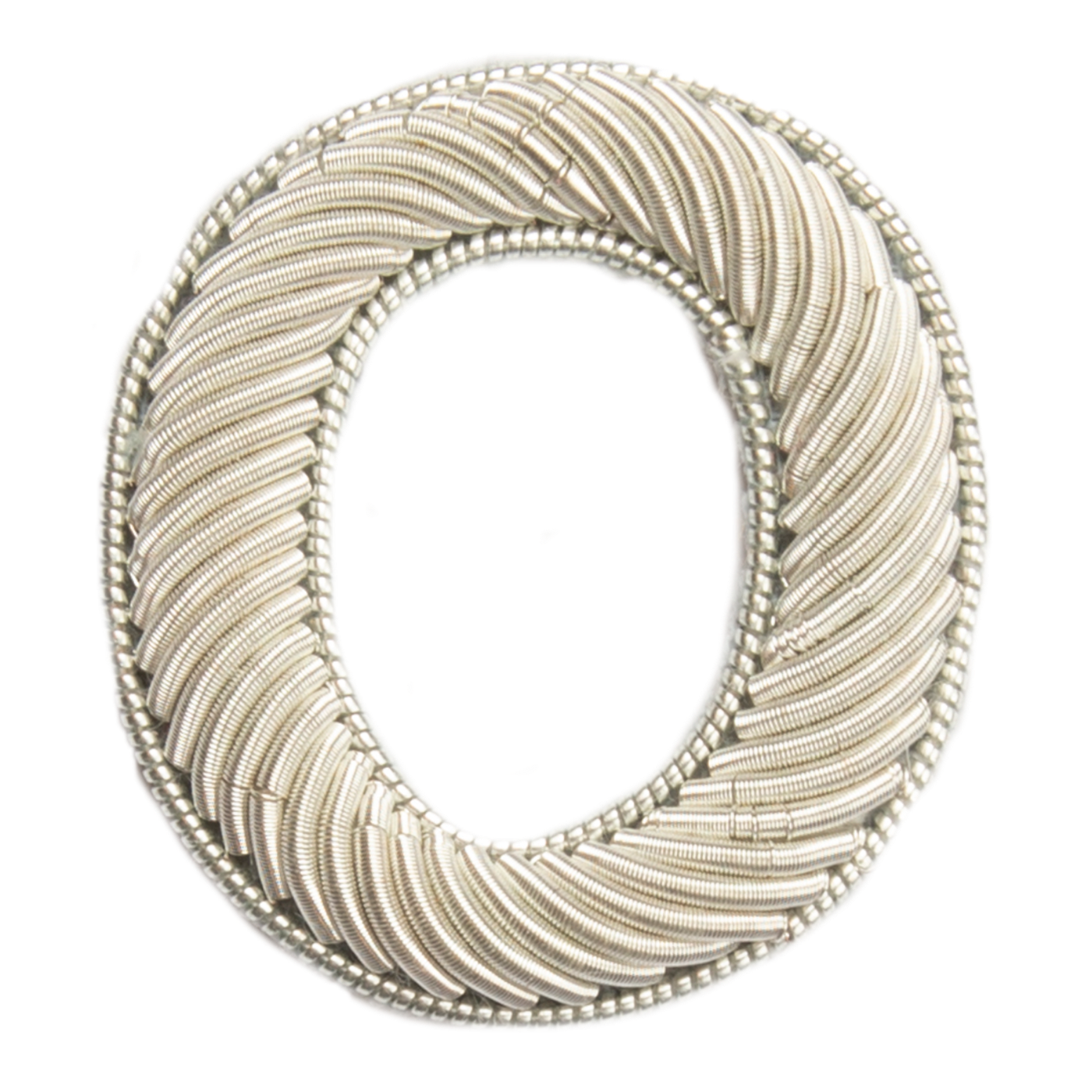 Block Silver Goldwork Initial Letter (6688671105203)