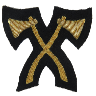 CROSSED AXES NO.1 DRESS - INFANTRY PIONEER (4334320746568)
