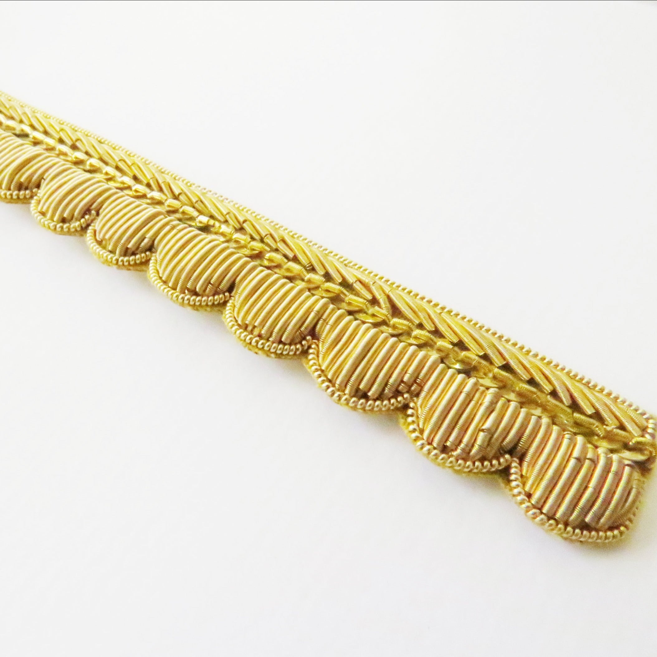 Repeat Pattern Coat Edging Gold (4334445953096)